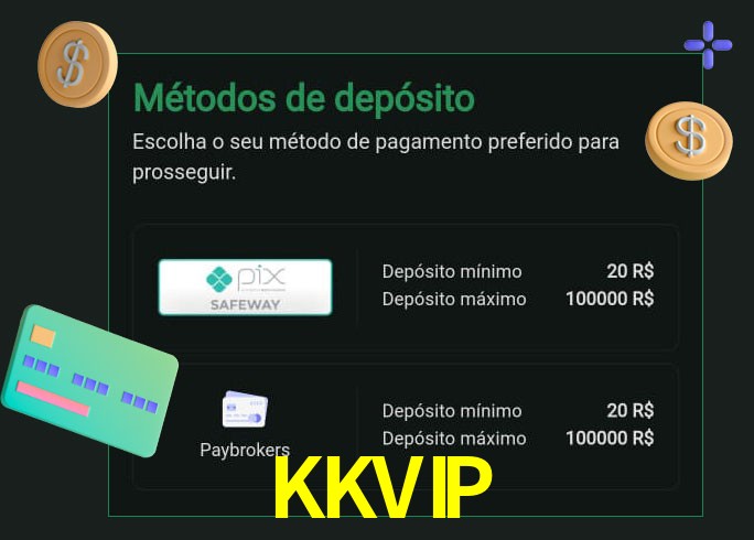 O cassino KKVIP oferece uma grande variedade de métodos de pagamento
